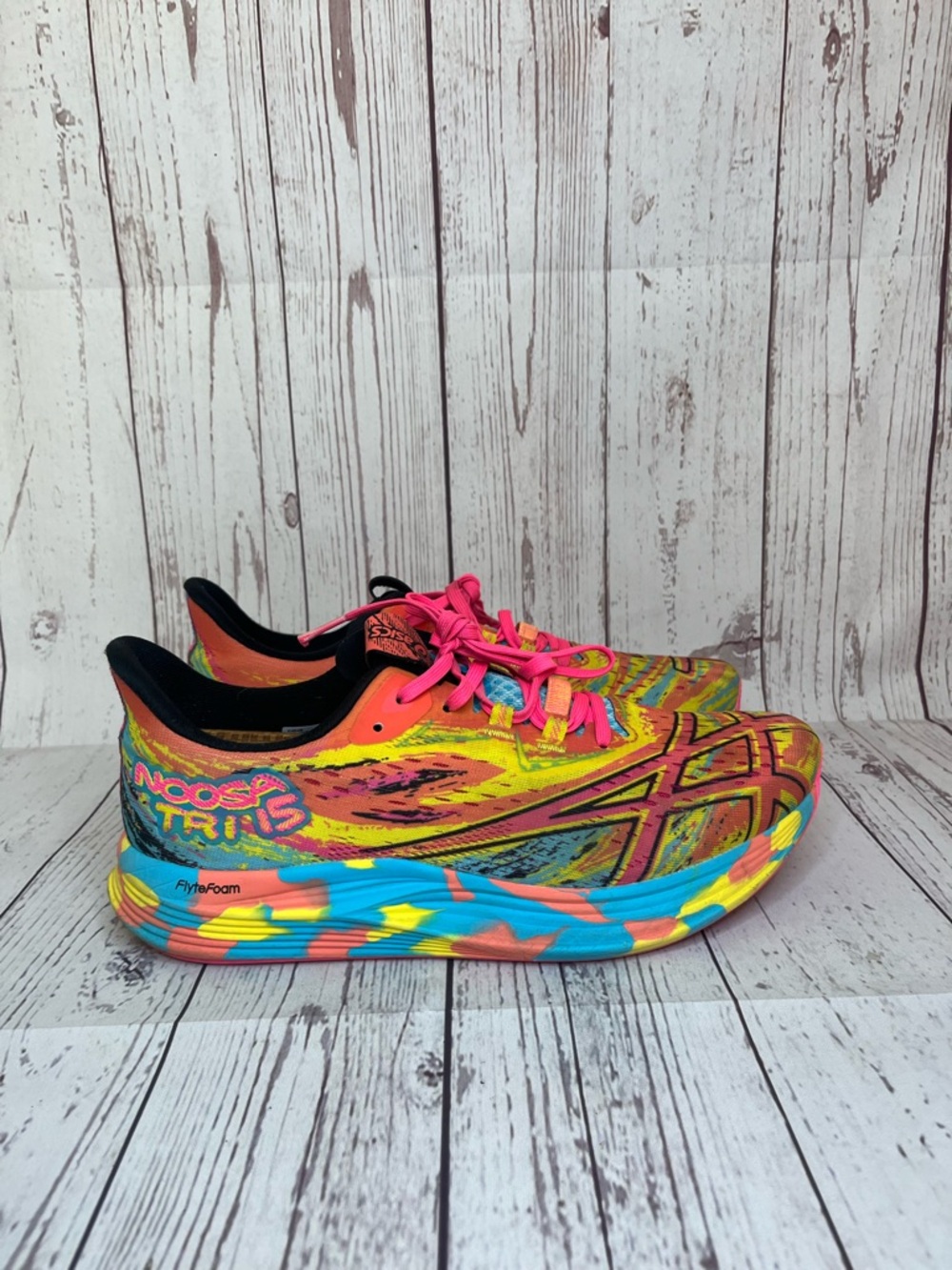 Asics Noosa Tri 15 Womens Size 10 Avant Garde Hot Pink Running Training Shoes